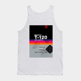VHS cassette case, Dynamicon T-120 [retrowave/vaporwave] Tank Top